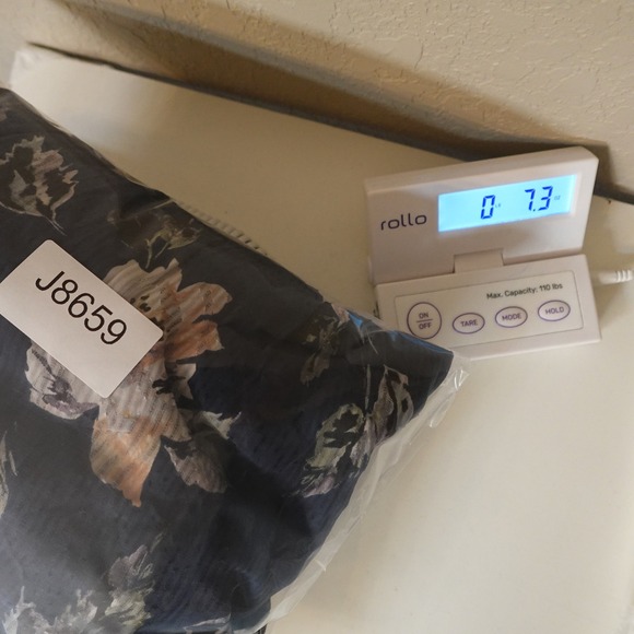 Rebecca Taylor Dress Womens Extra Small Magnolia Silk Blend Floral Midi Navy - Picture 12 of 12